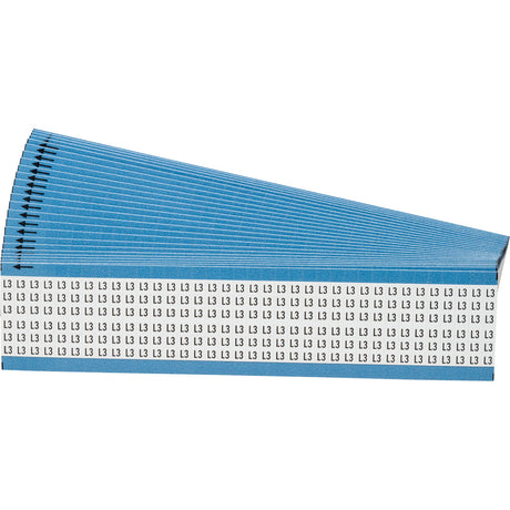 Kabelkennzeichnungskarten - Etiketten für Kabelkanäle