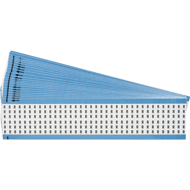 Kabelkennzeichnungskarten - einzelne Buchstaben - Großbuchstaben