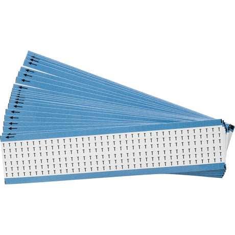 Kabelkennzeichnungskarten - einzelne Buchstaben - Großbuchstaben