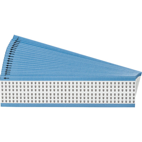 Kabelkennzeichnungskarten - einzelne Buchstaben - Großbuchstaben