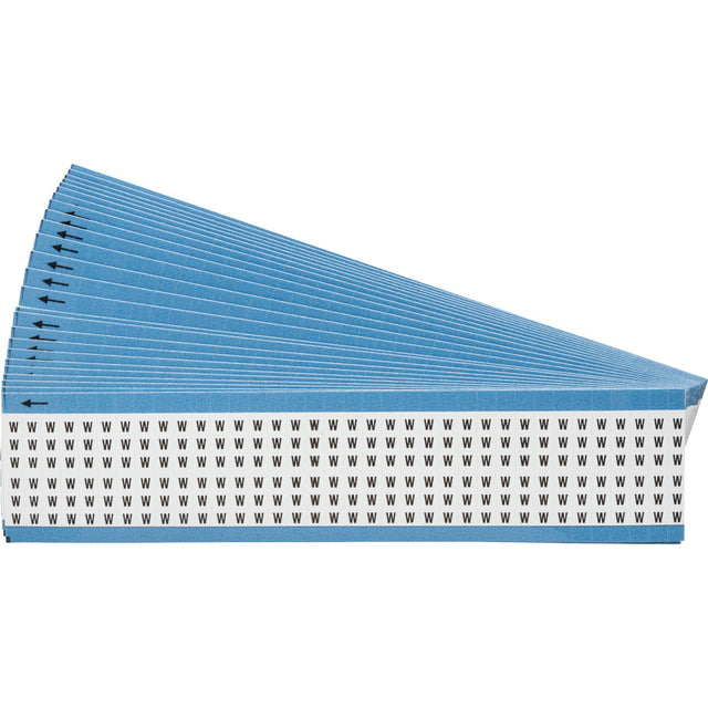 Kabelkennzeichnungskarten - einzelne Buchstaben - Großbuchstaben