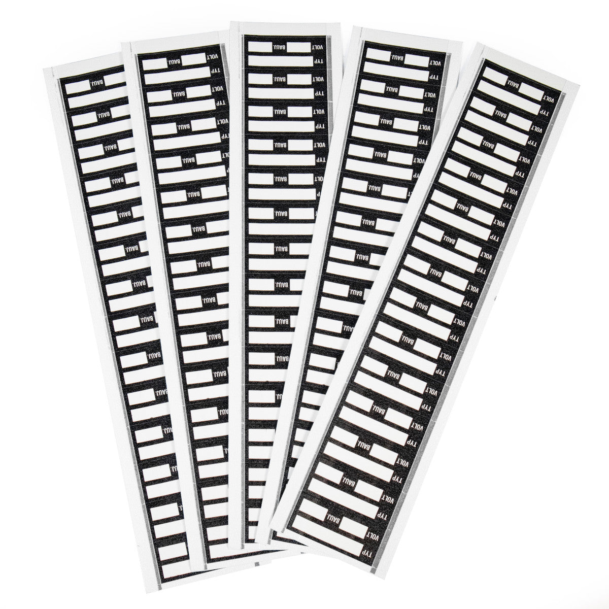 Writable vinyl fabric labels, B-500