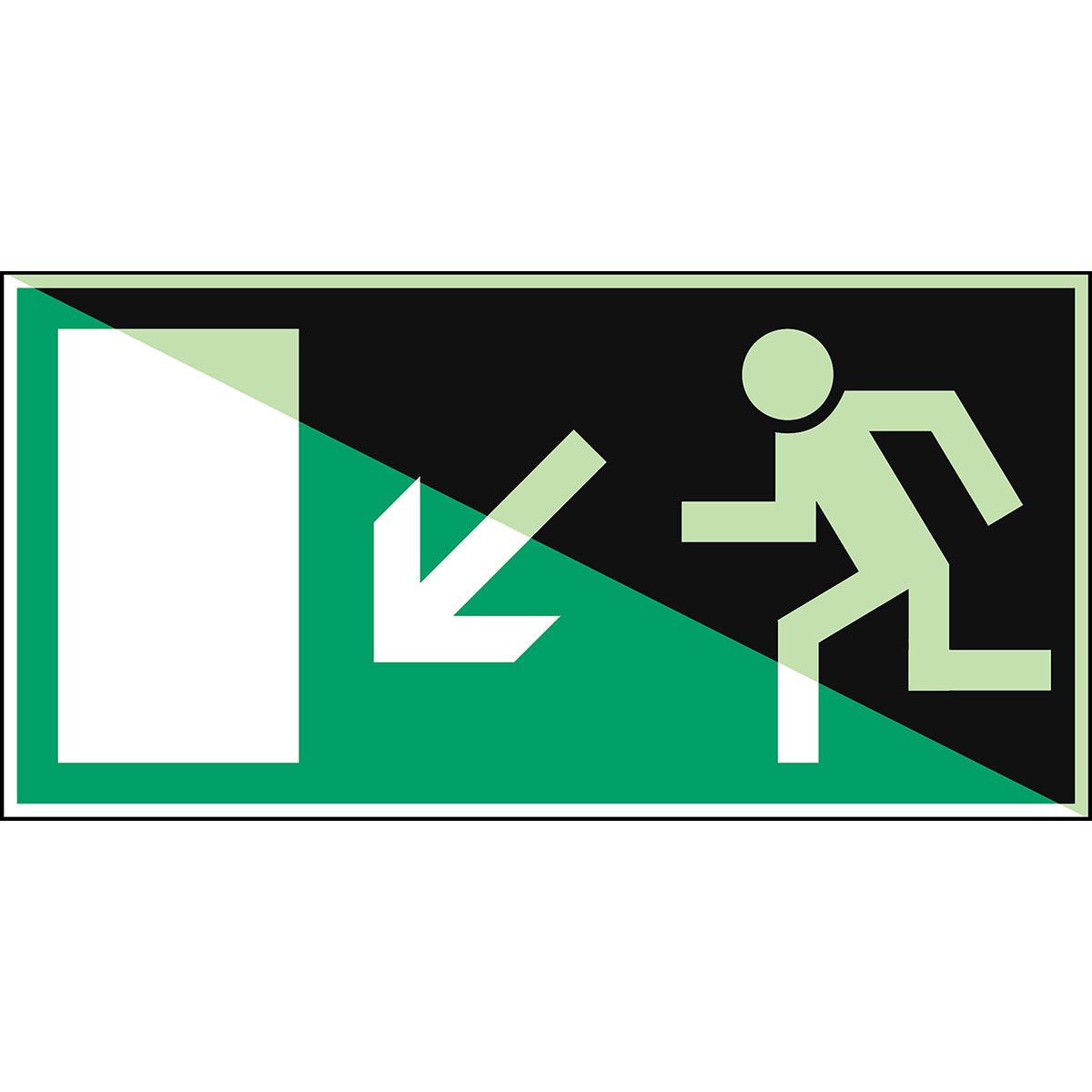 Photoluminescent safety signs