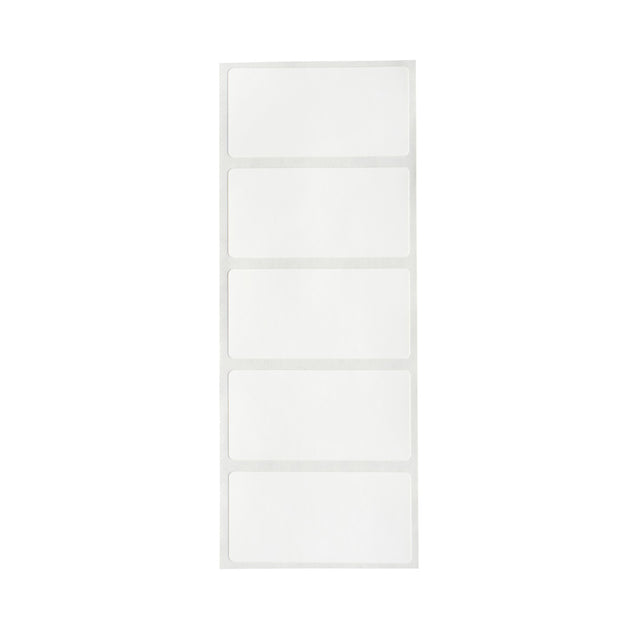 Nachhaltige Polyesteretiketten matt weiß für J7300 Drucker - 19,05 x 38,10