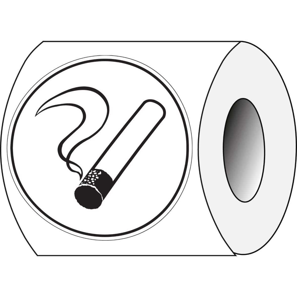 Sicherheitsetiketten auf Rolle - Gebotsschilder