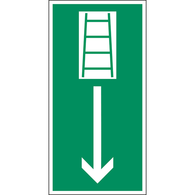 Fluchtwegkennzeichnung - Rettungsleiter