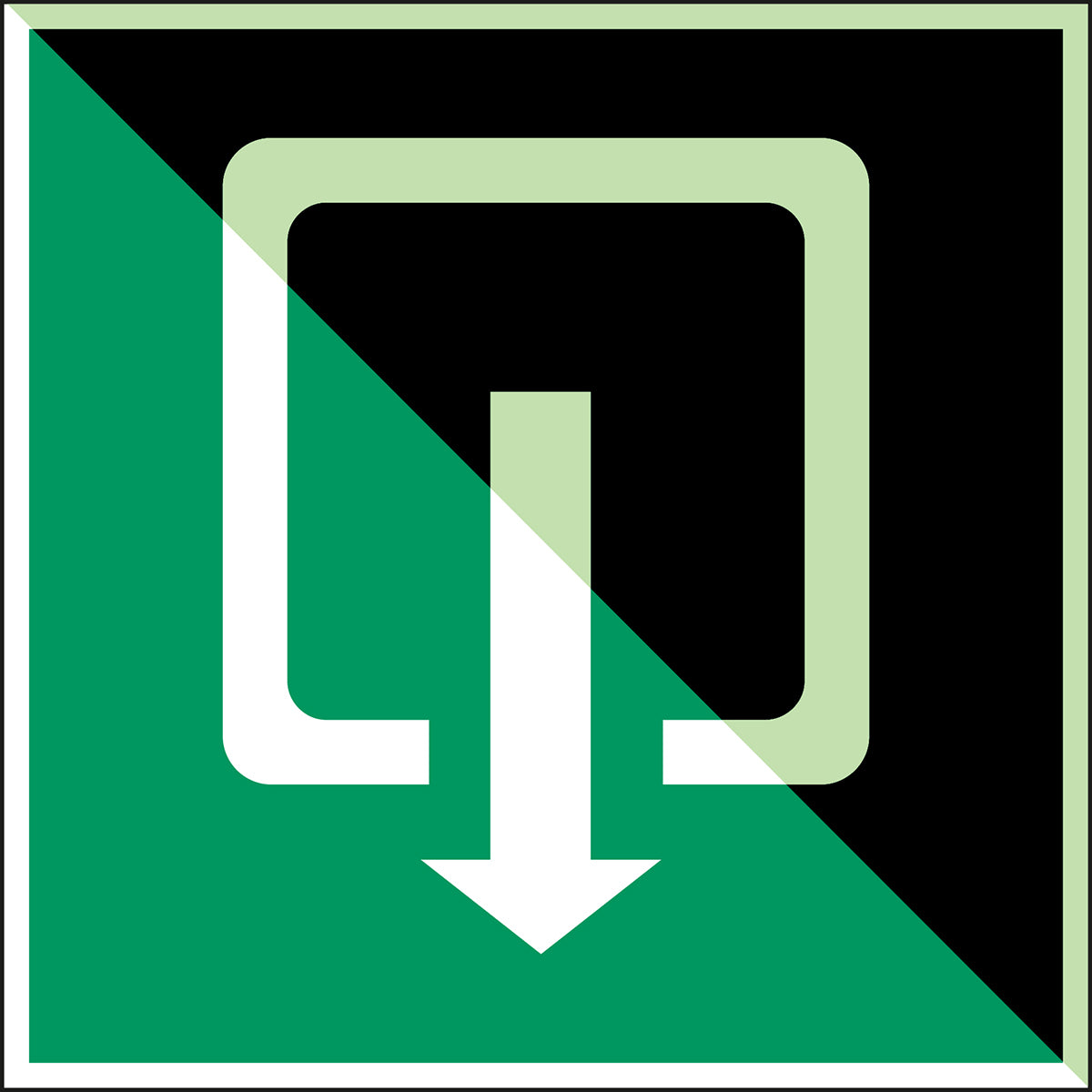 Photoluminescent safety signs