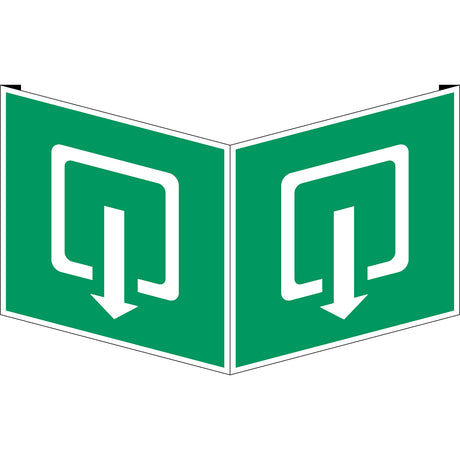 Fahnen- und Winkelschilder - Ausgang