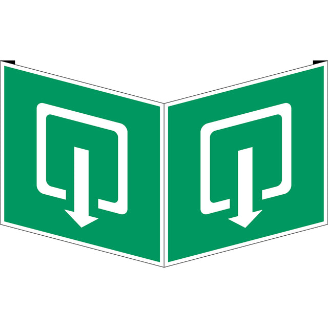 Fahnen- und Winkelschilder - Ausgang