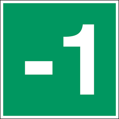 Fluchtwegkennzeichnung - Stockwerk -1