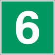 Fluchtwegkennzeichnung - Stockwerk 6