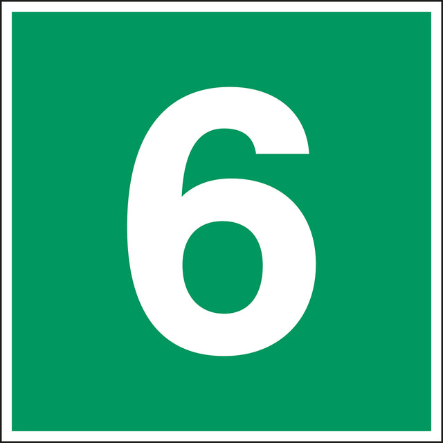 Fluchtwegkennzeichnung - Stockwerk 6