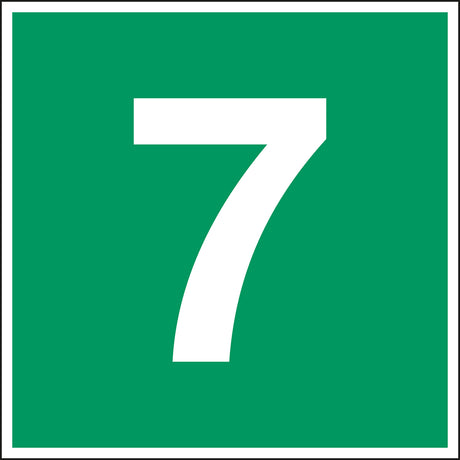 Fluchtwegkennzeichnung - Stockwerk 7
