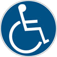 Gebotsschilder - Rollstuhlbenutzer