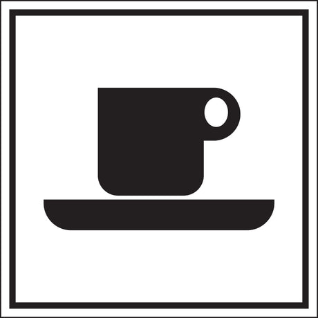 Hinweisschilder - Cafeteria