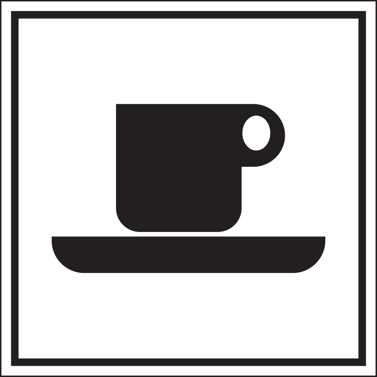 Hinweisschilder - Cafeteria