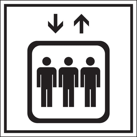 Hinweisschilder - Aufzug