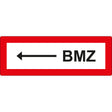 Feuerwehrschilder gemäß DIN 4066 D1 - BMZ links