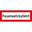 Feuerwehrschilder gemäß DIN 4066 D1 - Feuerwehrzufahrt