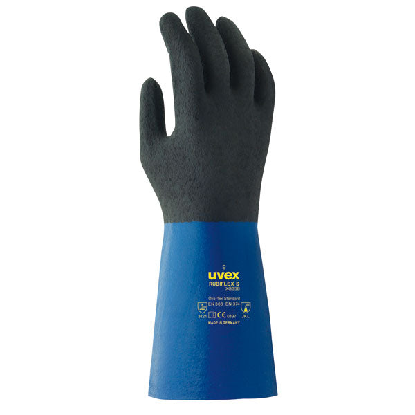 UVEX 60557 Rubiflex S XG35B Chemikalienschutzhandschuh